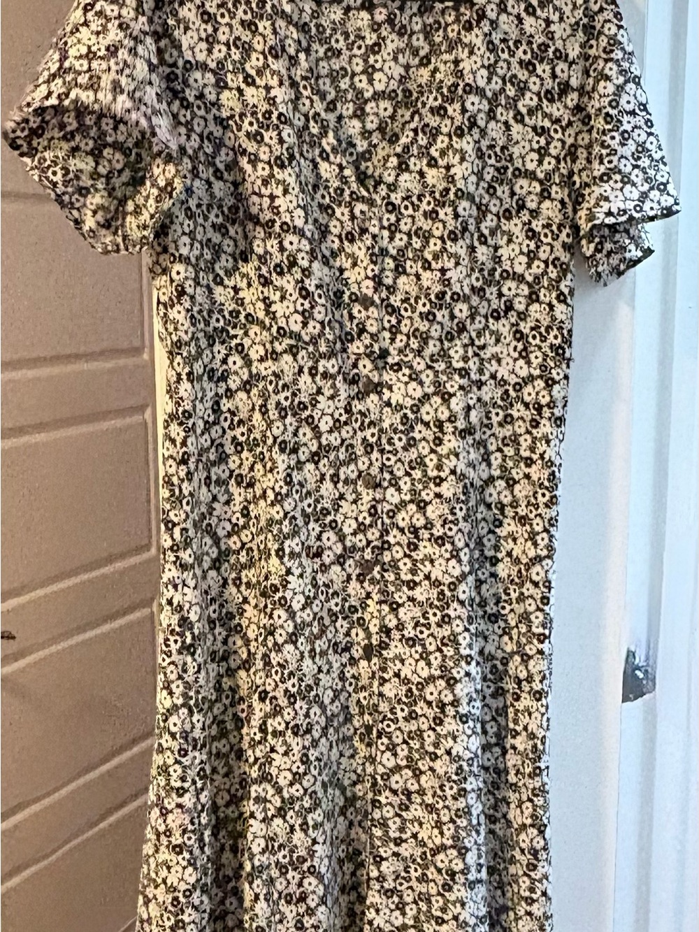 Levi's Black & White Floral Short-Sleeve Girls' Dress